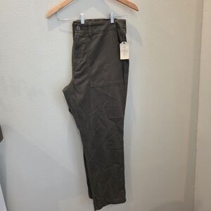 St John's Bay Utility Stretch Ankle Pants Oregano Green Size 16W NWT